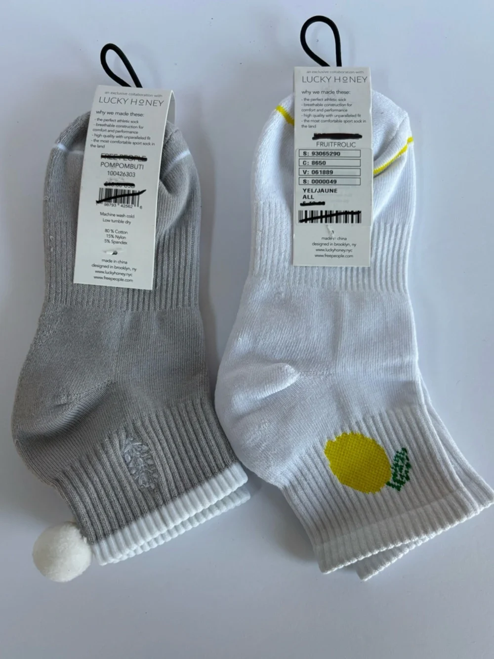 Set of 2 NWT Free People FP Movement Ankle Socks